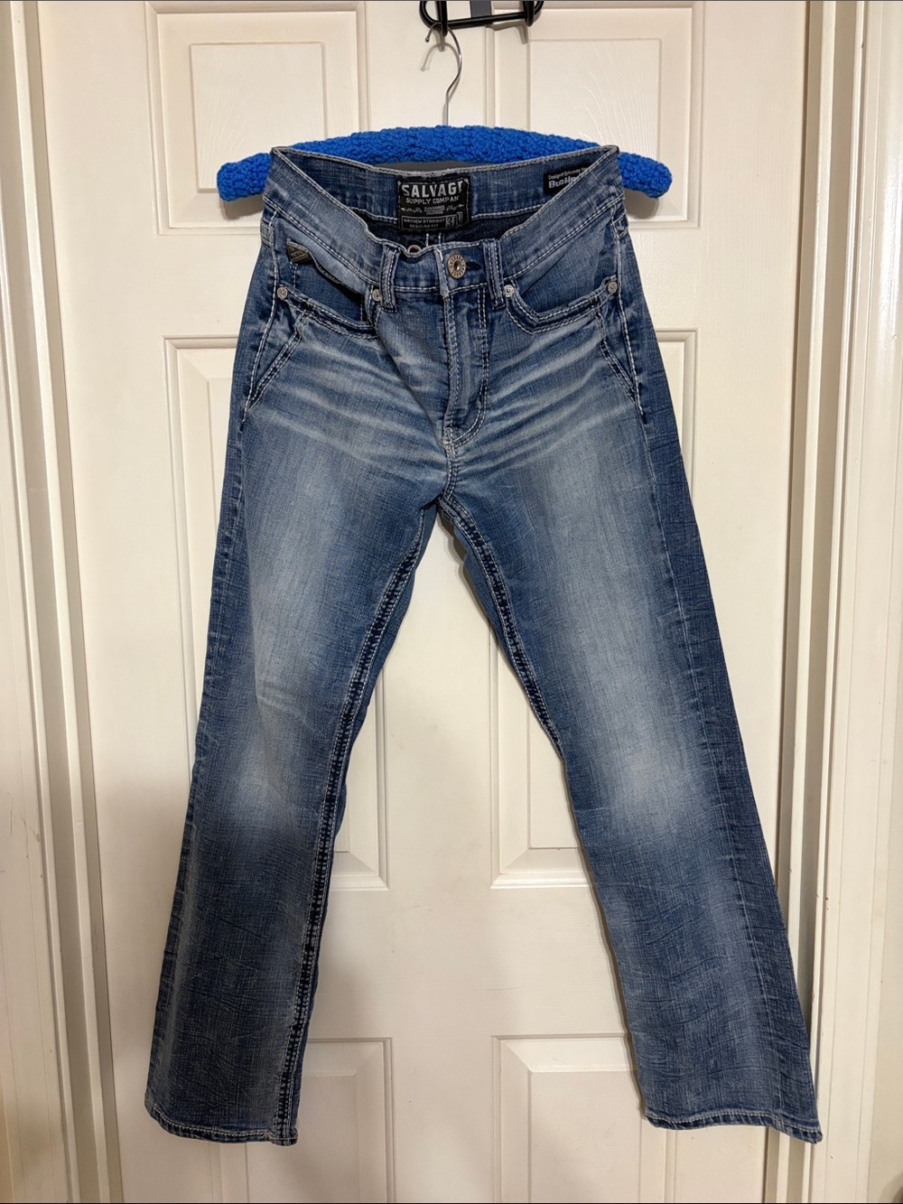 Salvage Women's Light Blue Boot Cut Jeans